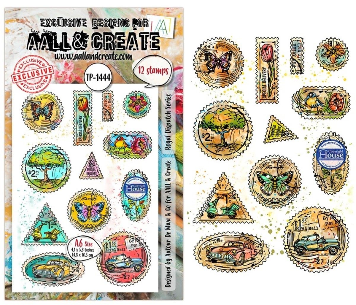 Aall & Create clearstamp A6 - Royal dispatch series