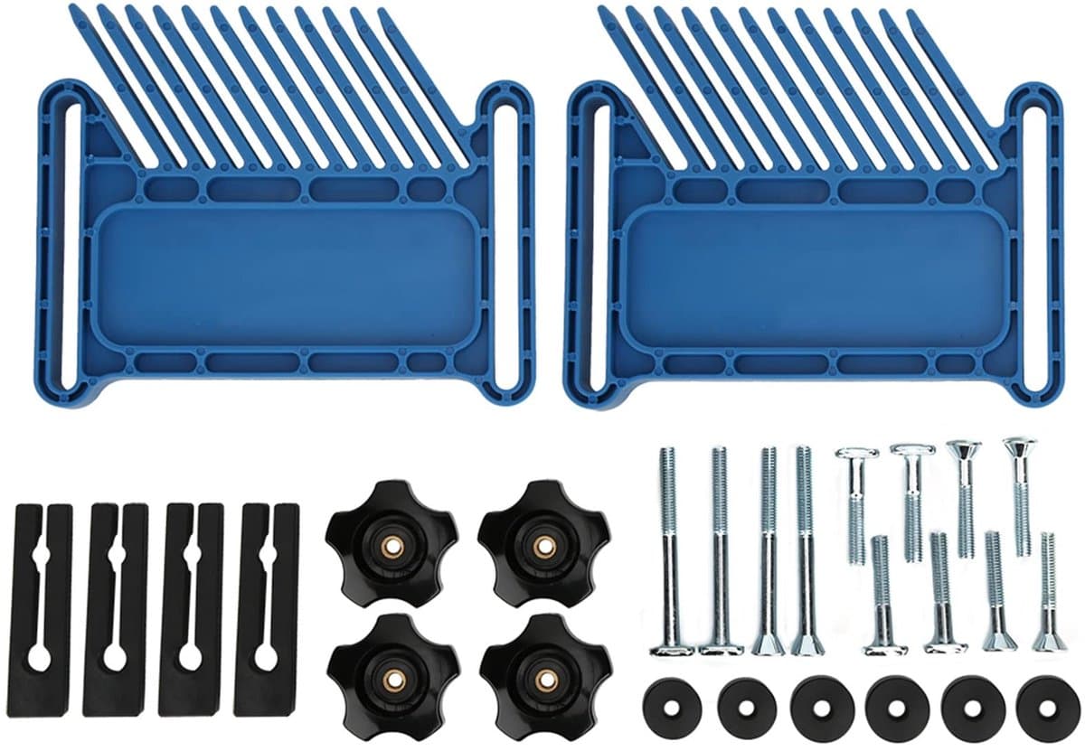 Store_8 - Houtbewerking Veer Board Set - Router Tafels en Graveermachines - 2 Stuks - Blauw - Handgereedschap voor Timmerwerk - Houtbewerkingsacces...