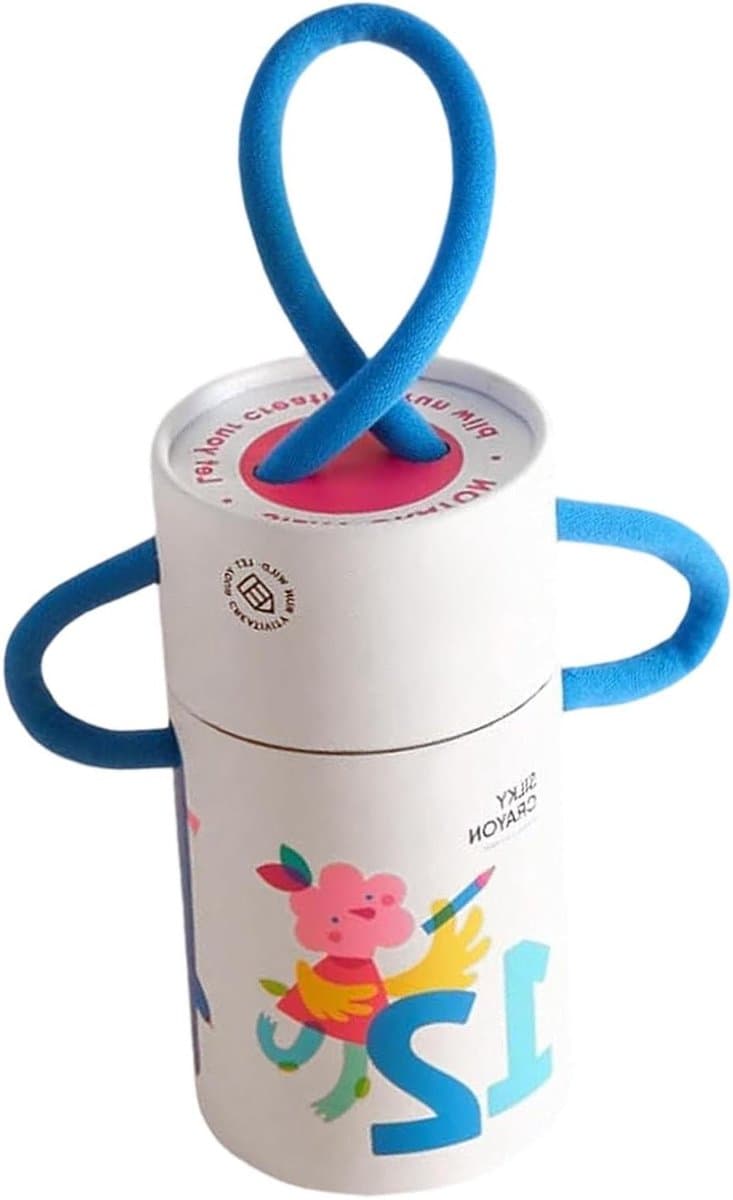 Kleurpotloden Set - Draaibare Potloden - Kinderen Tekenen - Wateroplosbaar Ontwerp - 12 Stuks - Multi Color