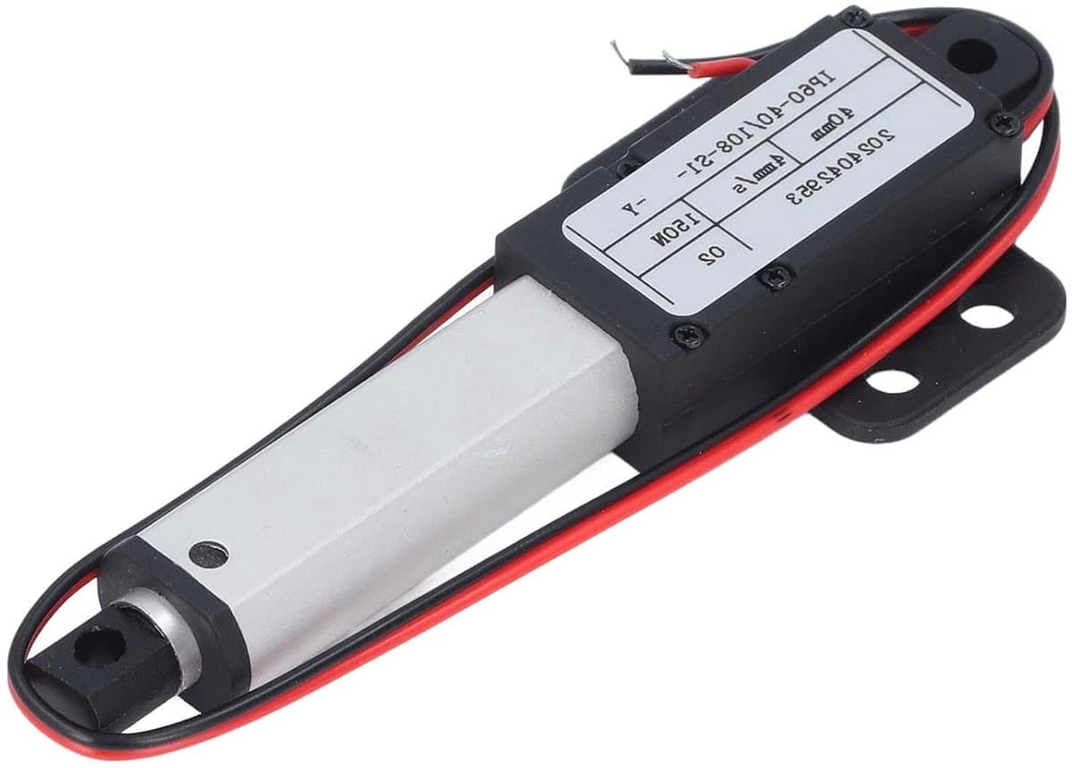 Lineaire Actuator - Motor Lineair - Precisie Beweging - Overbelastingsbeveiliging - 40 mm Slag - Aluminium