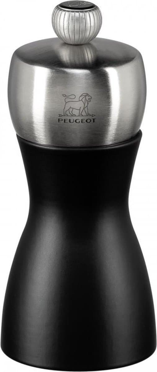Peugeot Fidji pepermolen - beukenhout, mat zwart, 12 cm