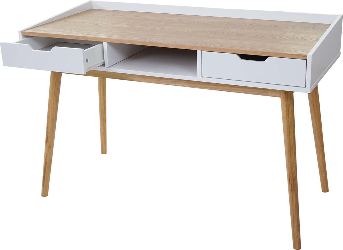 Bureau MCW-A70, computerbureau, bureau, 120x55cm MDF essen look