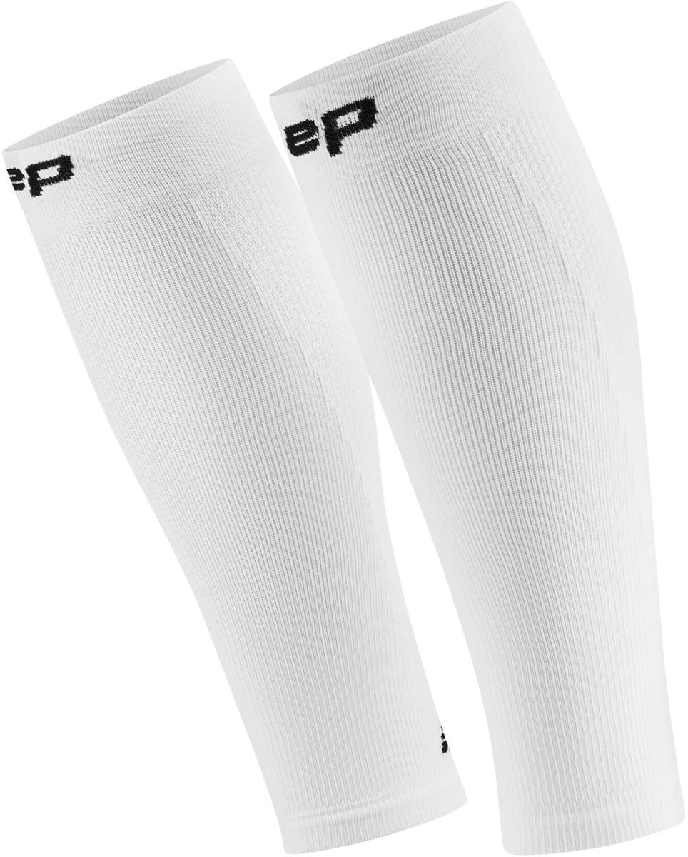 CEP Calf sleeves Core Run 5.0 - wit - Geslacht: Man, Kuitomtrek (centimeter): 45 - 50 cm
