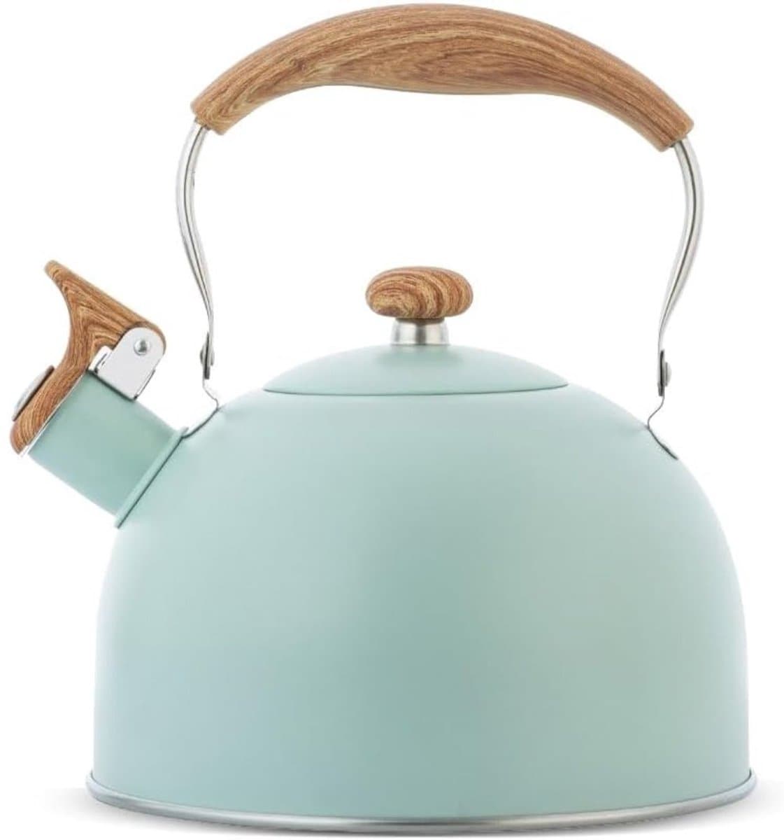 ApexArte® Fluitketels Voor op Gas - Waterkoker - Heetwaterdispenser - Camping - Groen