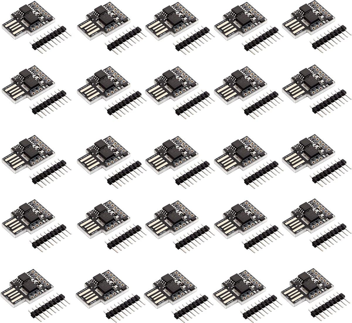 AZDelivery 25 x Digispark Rev.3 Kickstarter met ATTiny85 en USB compatibel met Arduino Inclusief E-Book!