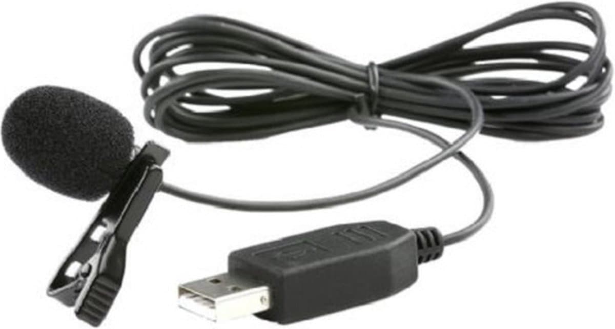 Saramonic SR-ULM10, Lavalier microfoon met USB en 200 cm kabel, voor computer met usb