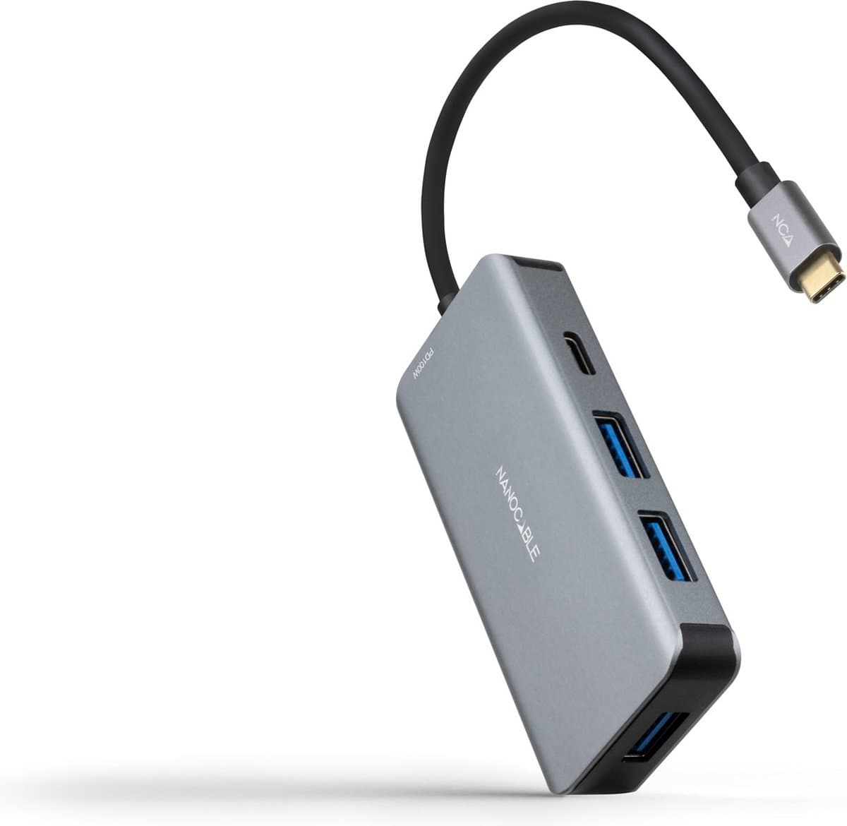 Hub USB NANOCABLE 10.16.1005 Grijs (1 Stuks)