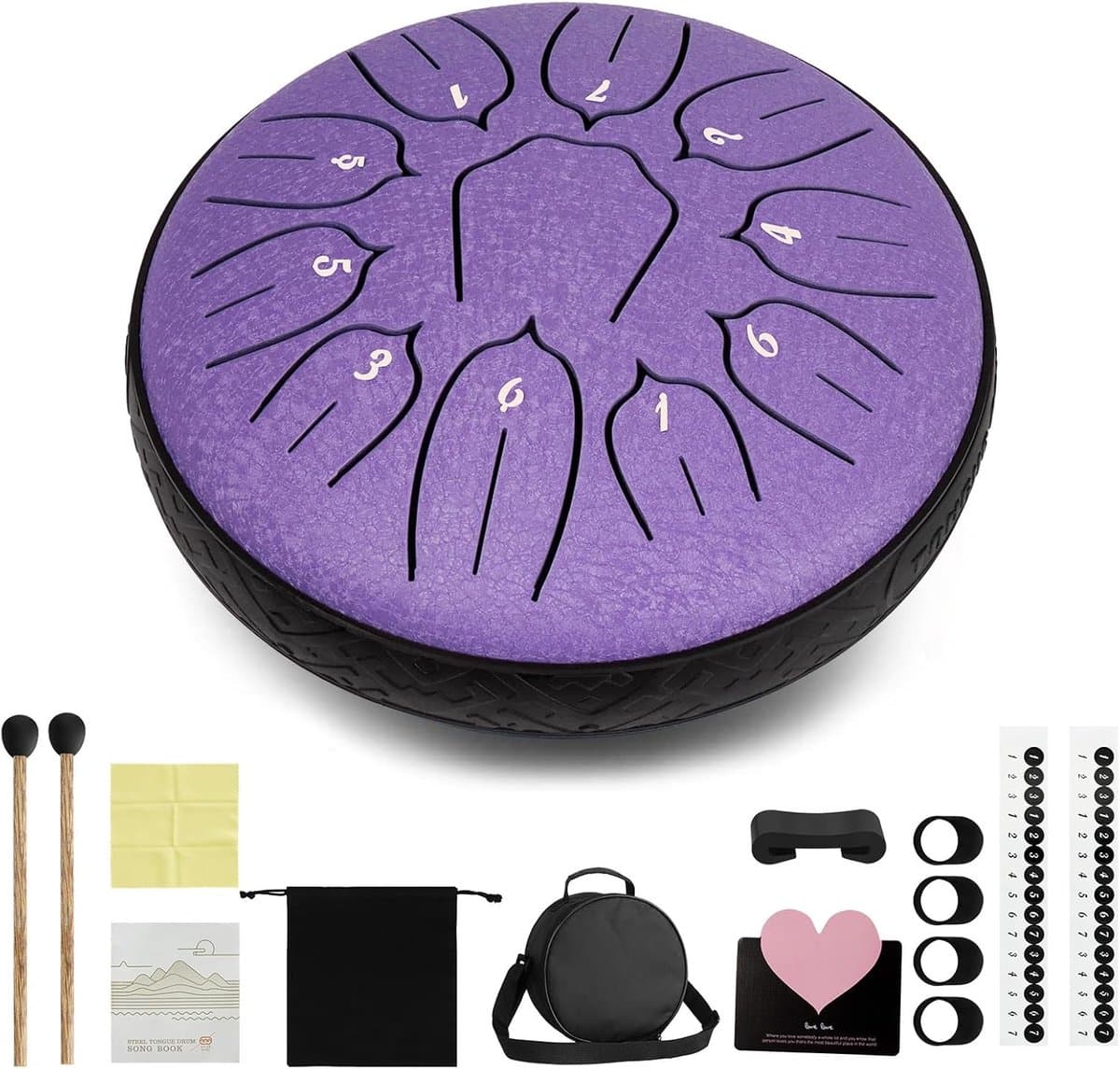 Handpan - Tongue Drum - Klankschaal - Meditatie - Paars