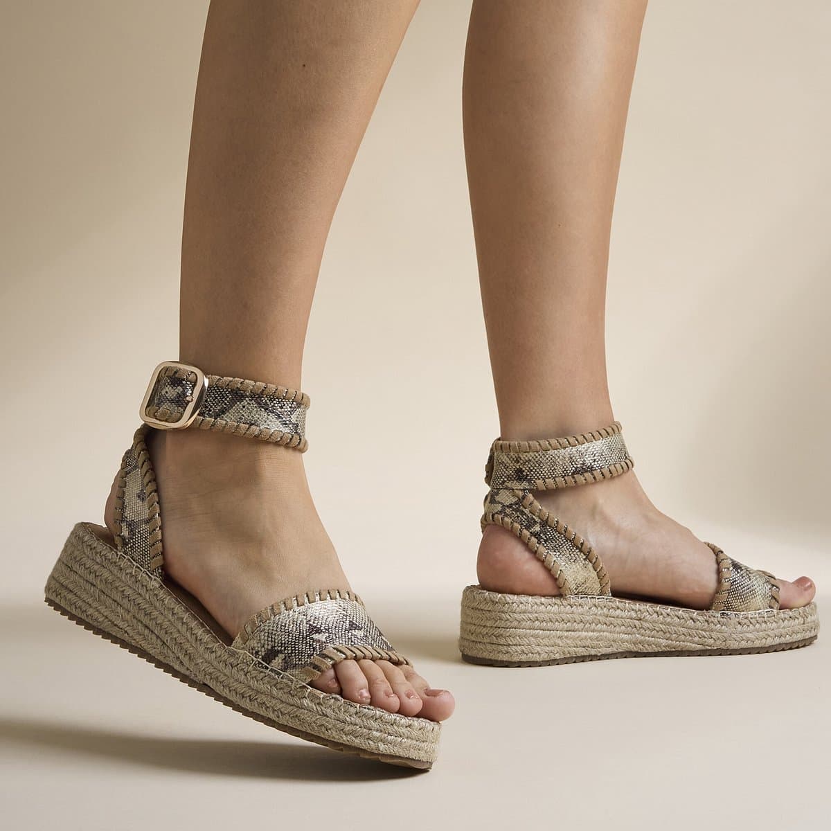 Cellini Espadrilles bruin Textiel - Maat 42