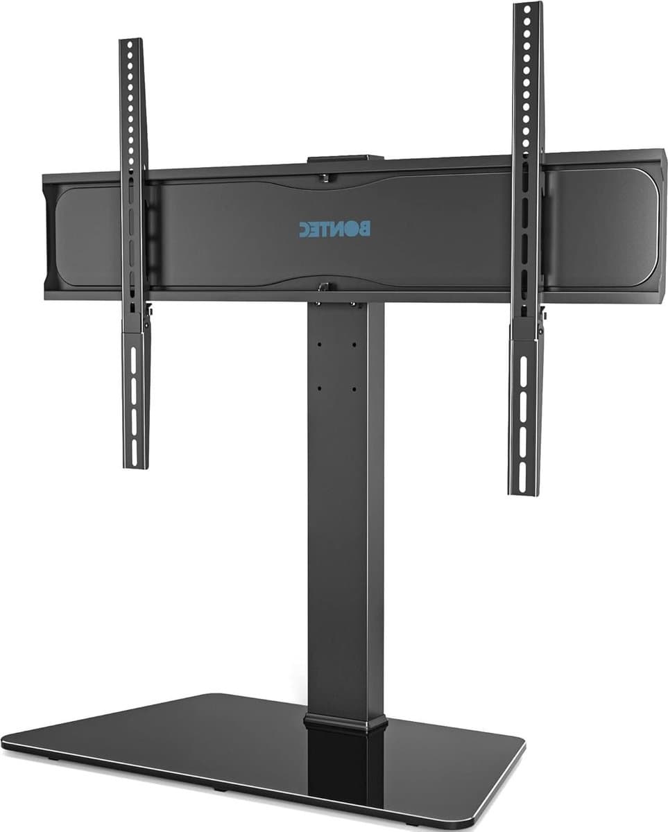 Verstelbare TV Voet voor 42-86 Inch TV's - Draaibare TV Standaard - Max. VESA 800x600 - Belastbaar tot 50kg - Inclusief Gratis Reinigingsset