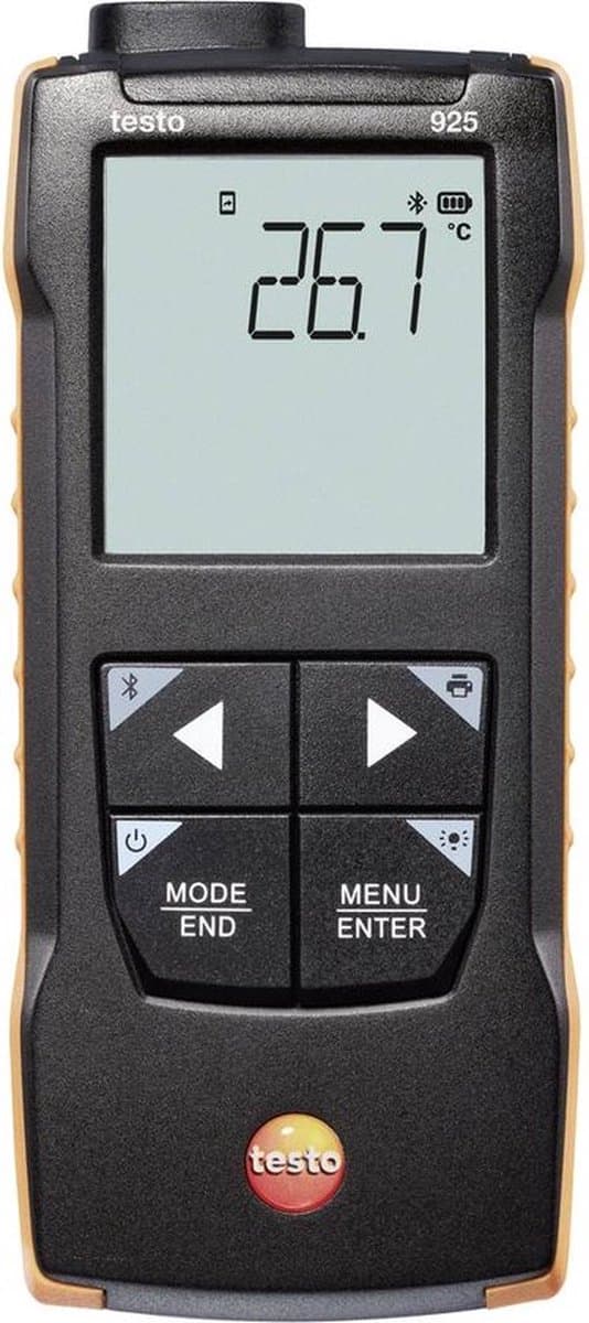testo 925 Temperatuurmeter -50 - +1000 °C Sensortype K
