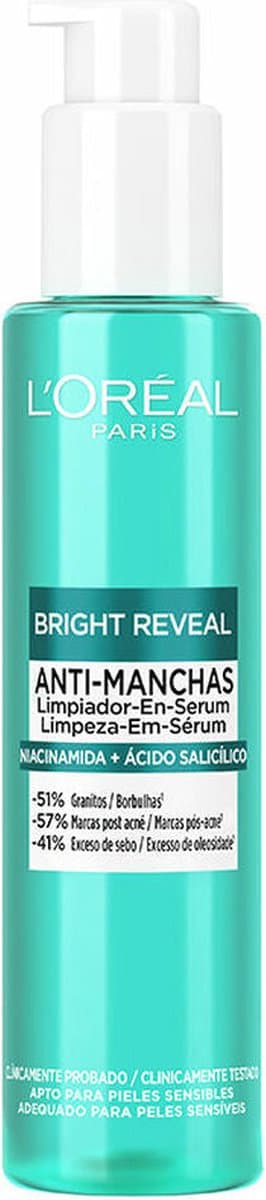 Anti Donkere Vlekken Serum L'Oreal Make Up Bright Reveal Niacinamida 150 ml Schoonmaakster