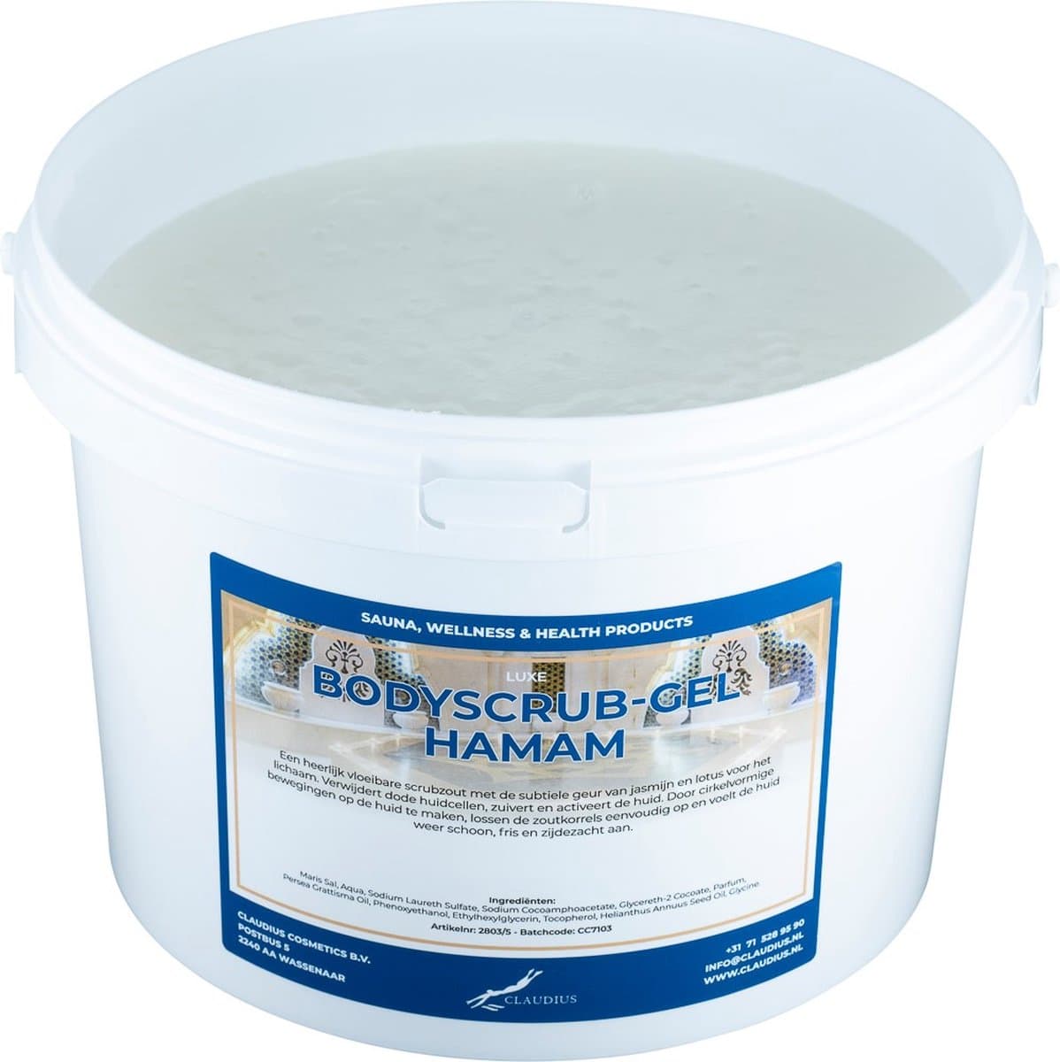 Luxe Bodyscrub-Gel Hamam 10 KG - Hydraterende Lichaamsscrub