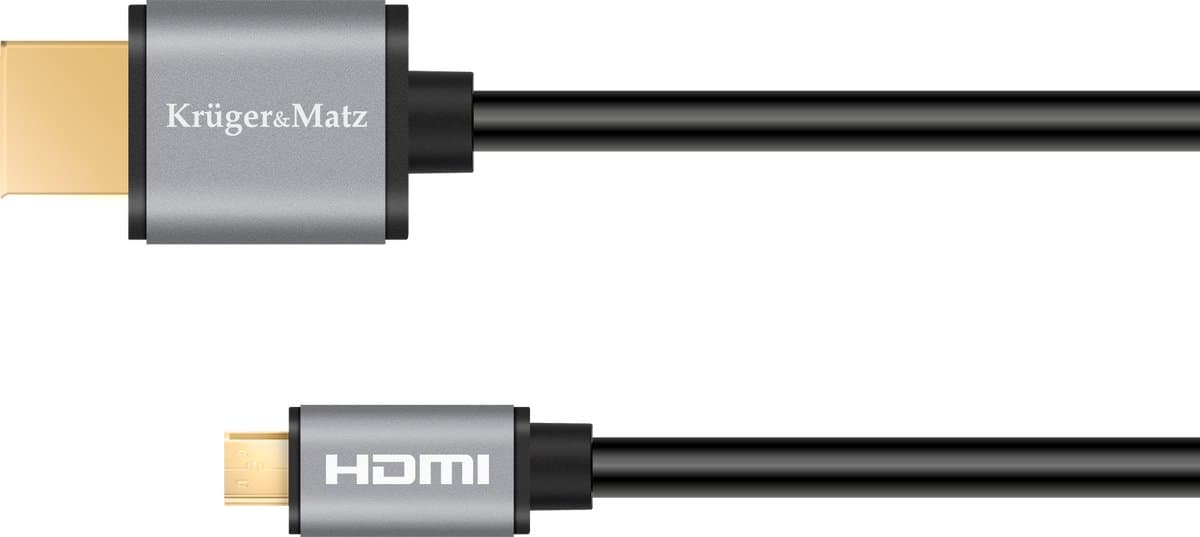 Krüger&Matz Basic - HDMI Kabel - 1.8m - 4K - HDR