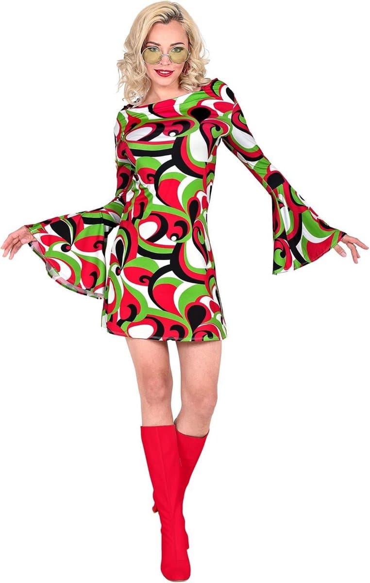 Jaren '70 Disco Kostuum - Groovy Hippie Outfit voor Feesten