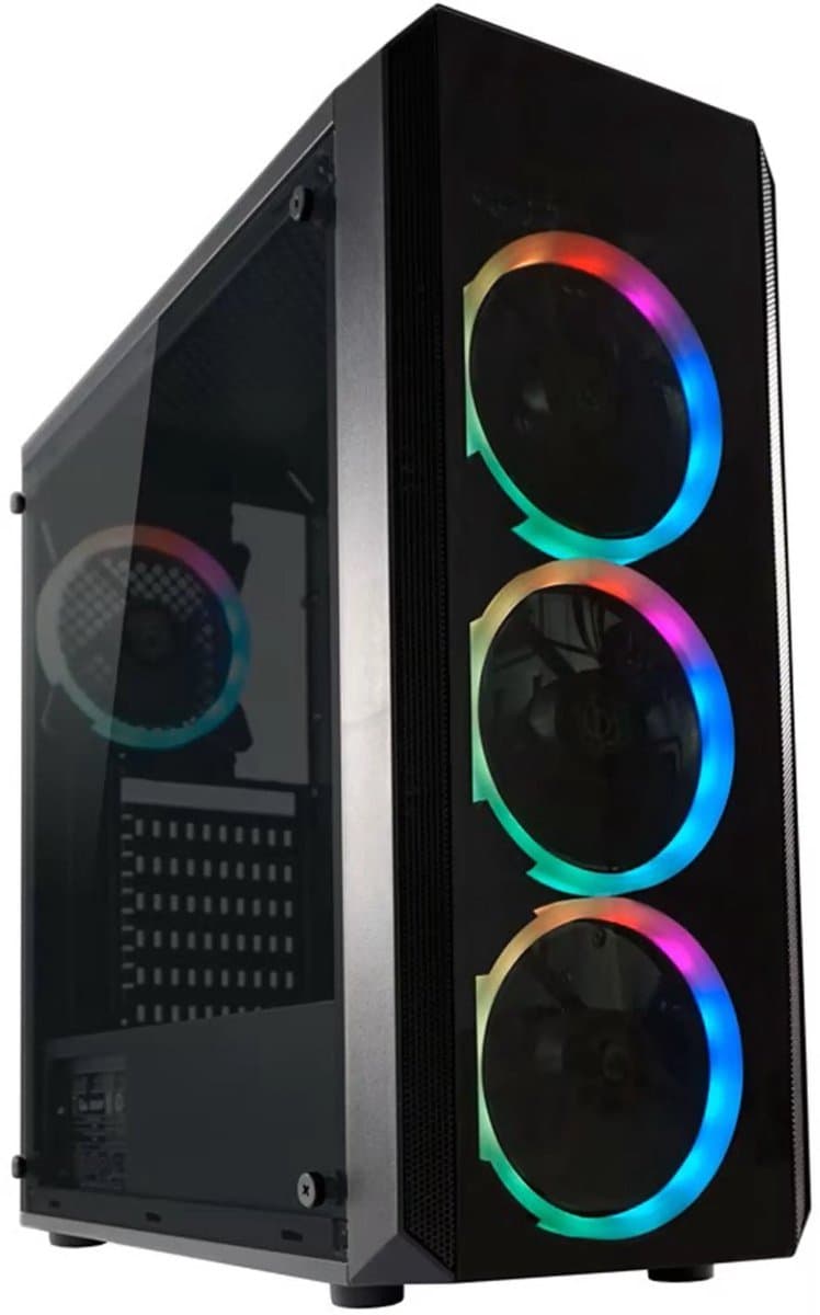 peta GamePC- AMD Ryzen 5 4500 - 16GB - 1.0TB SSD - Nvidia GeForce RTX3060 12GB - WiFi - Windows 11 Pro - Quad Lux