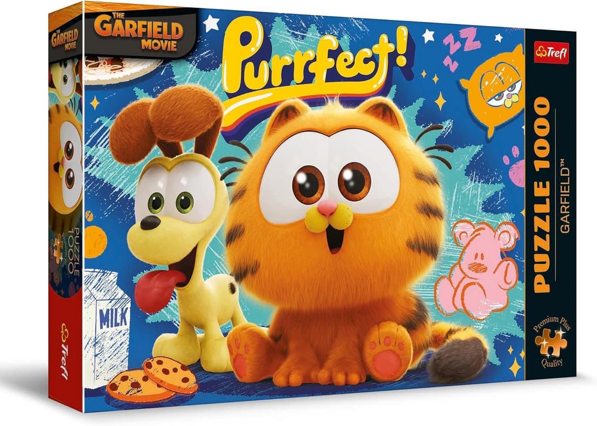 Garfield Puzzel 1000 Stukjes - Premium Kwaliteit Puzzel voor Volwassenen en Tieners