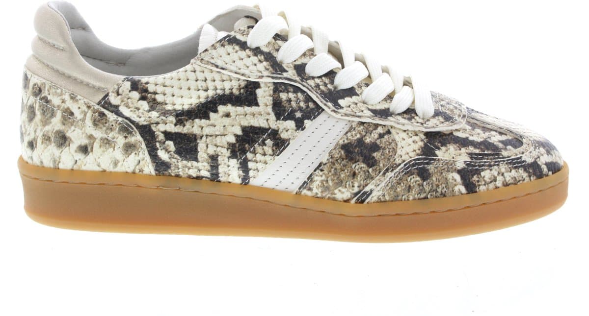 Dames Sneakers Piedi Nudi Imola H-fit Snake Beige - Maat 38