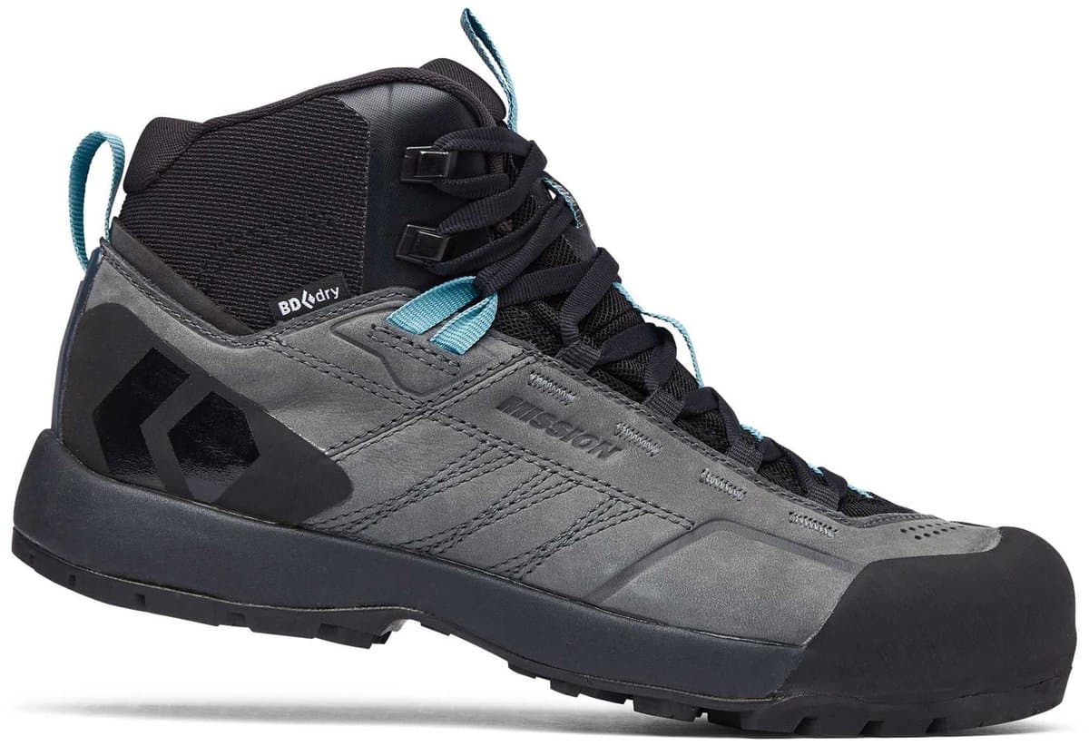 Black Diamond Mission Leather Mid Wp Approachschoenen Grijs EU 41 Vrouw