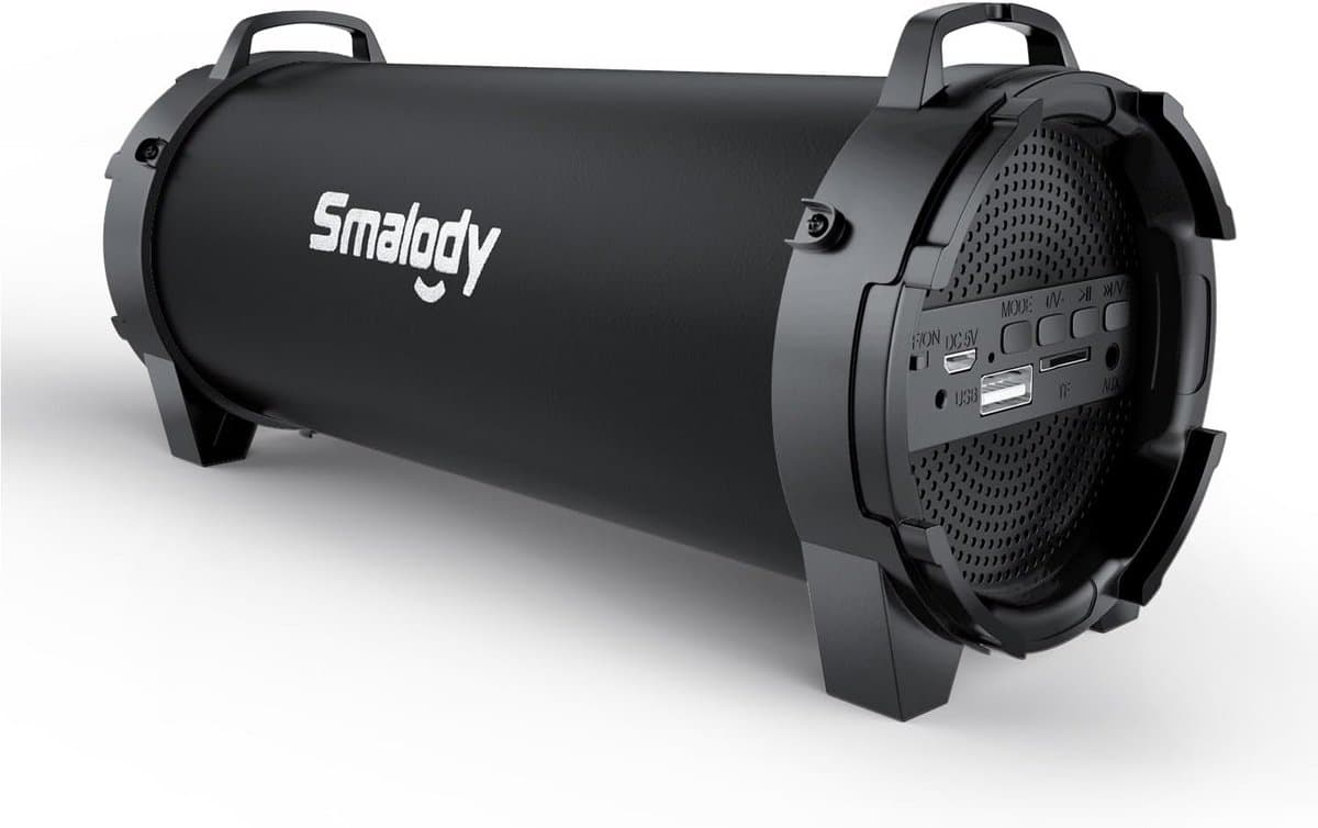 Draagbare Bluetooth Speaker met Krachtig Geluid, USB/AUX & Microfoon