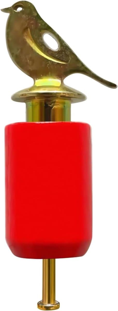 Vogelfluitje - Vogelgeluiden Imitator - Interactieve Training - Realistische Geluiden - 6 x 1.5 cm - Rood