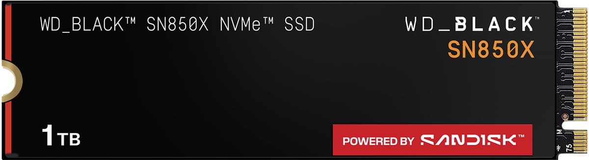 WD Black SN850X 1TB NVMe SSD