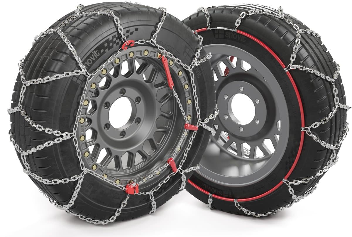 Snovit - 4×4/370 sneeuwkettingen - Sneeuwkettingen voor bestelwagens, 4x4 voertuigen, SUV´s en vrachtwagens - Schakel van 16mm