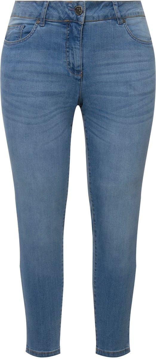Angel of Style - Dames - PushUp-jeans Pina stretchcomfort 5-pocket - Gebleekt denim - Maat 48