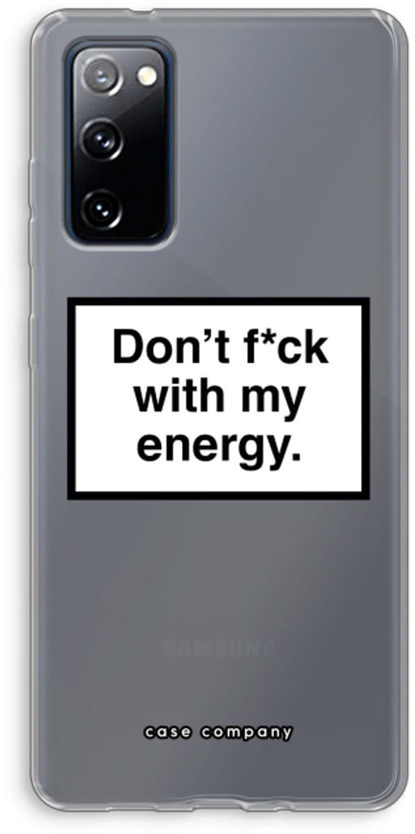 Hoesje geschikt voor Samsung Galaxy S20 FE / S20 FE 5G hoesje - My energy - Soft Cover Telefoonhoesje - Bescherming aan alle Kanten en Schermrand