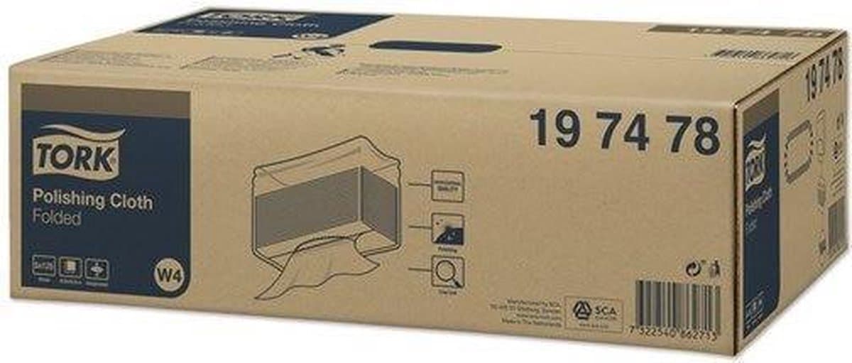 TORK 197478 Polijstdoeken wit W4
