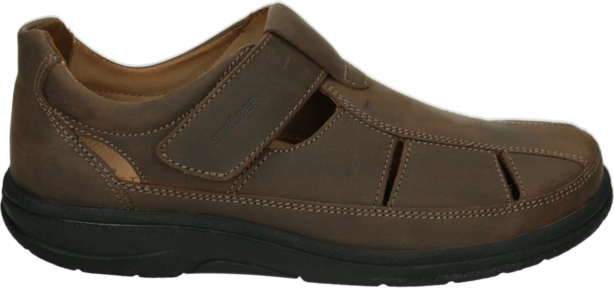 Strober - MAURICE 86030H - Heren sandalen - Kleur: Bruin - Maat: 43.5
