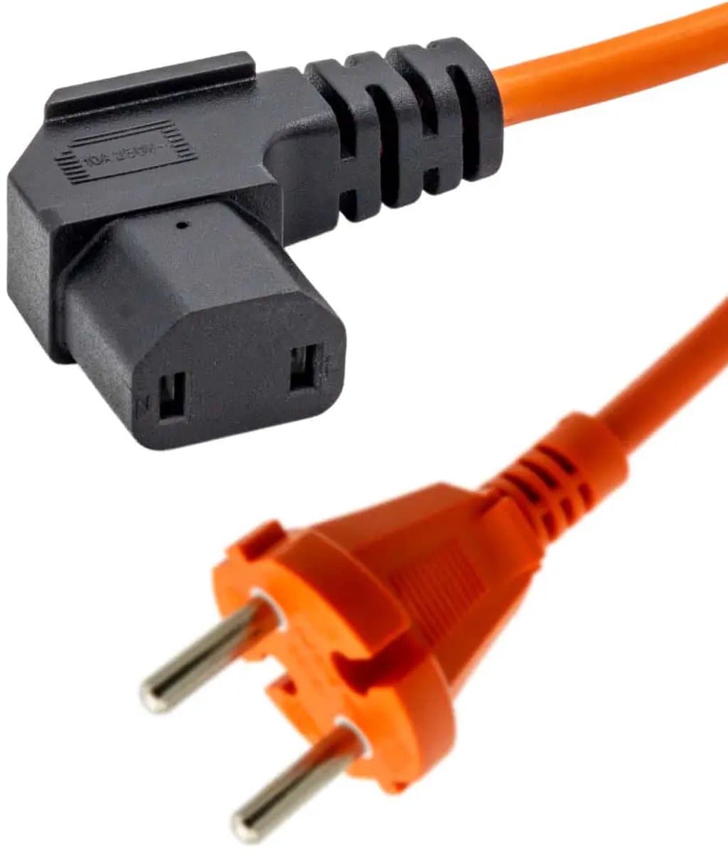 SQOON® Afneembaar Snoer 15 m Geschikt voor Cleanfix S10 Serie – Vervangt 022.150E – Haakse Stekker Rechts – VDE/KEMA