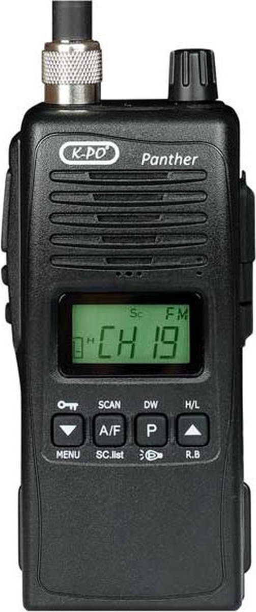 Set van 5 K-PO Panther V2 robuuste 27mc Portofoons 4Watt FM en AM