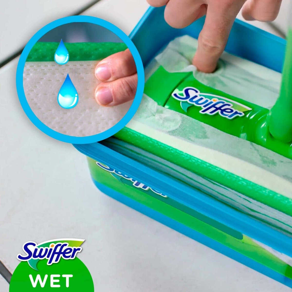 2 x Swiffer - Vloerdoekjes – Morning Fresh – 20 doekjes - Vloerdoekjes Navullingen - Schoonmaken Vloer - Vuil Oplossen - Schrobdoekjes - Frisse Geur