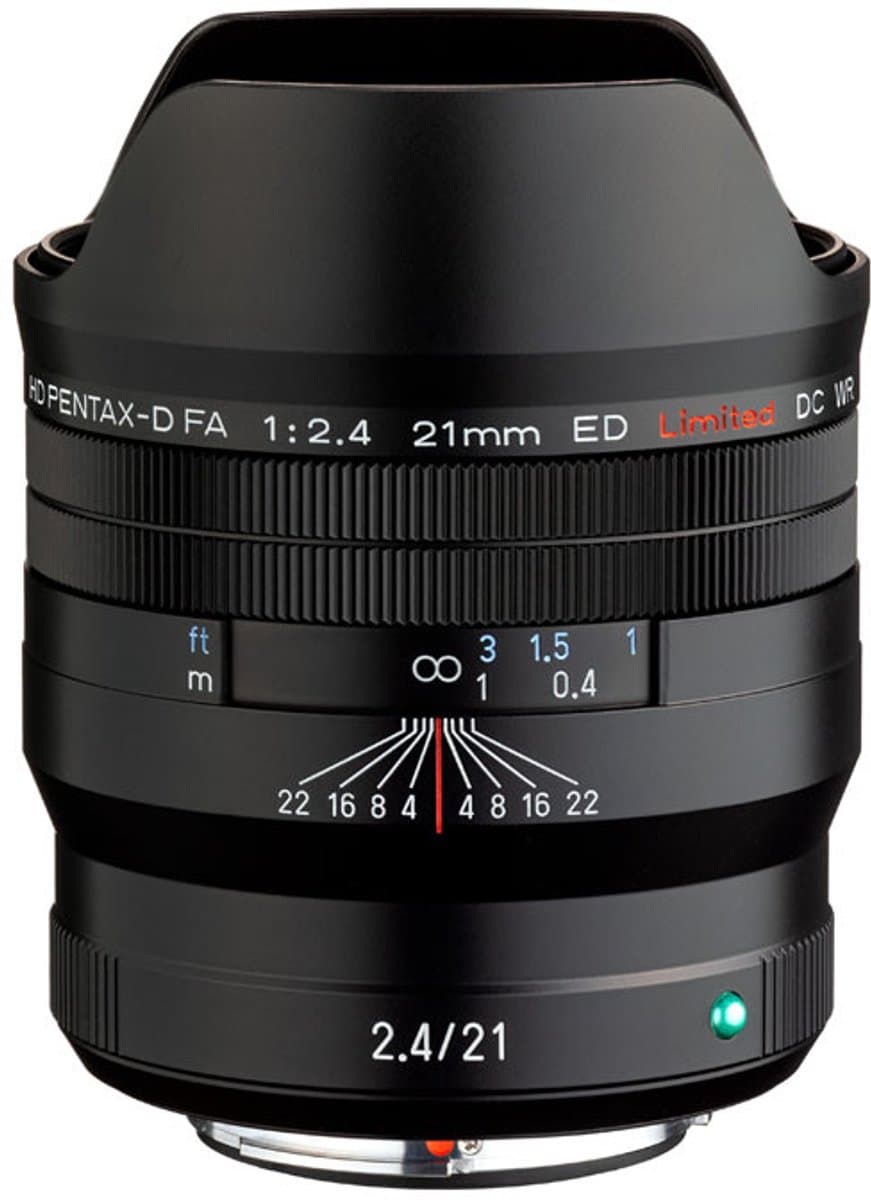 PENTAX Objektiv 21 mm f/2.4 ED HD FA Limited DC WR Schwarz
