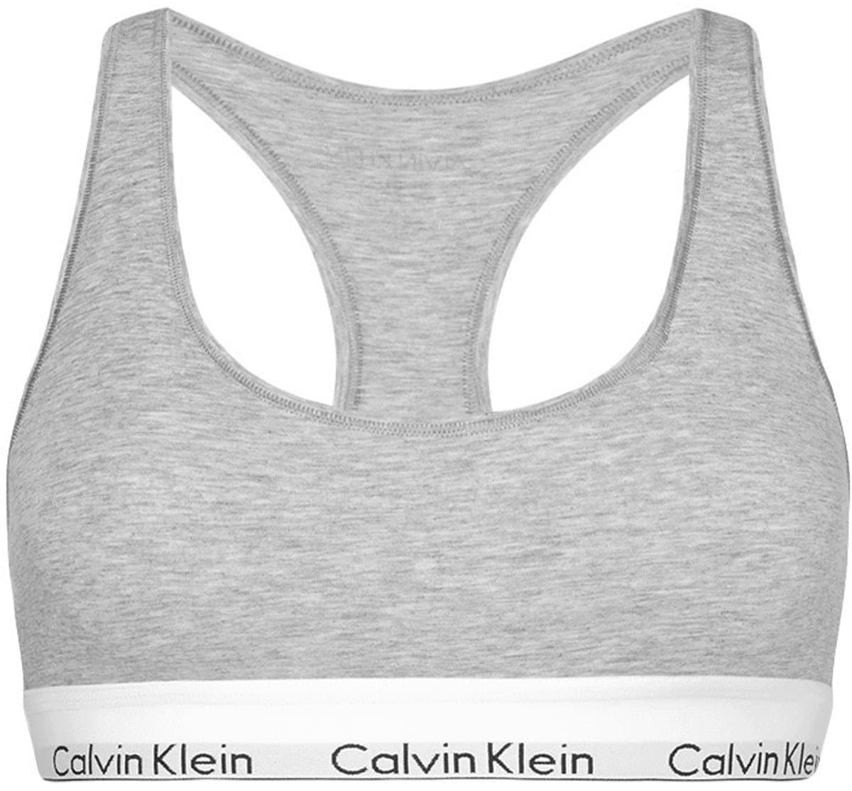 Calvin Klein ongevulde bralette P7A - grijs gemêleerd - dames - S