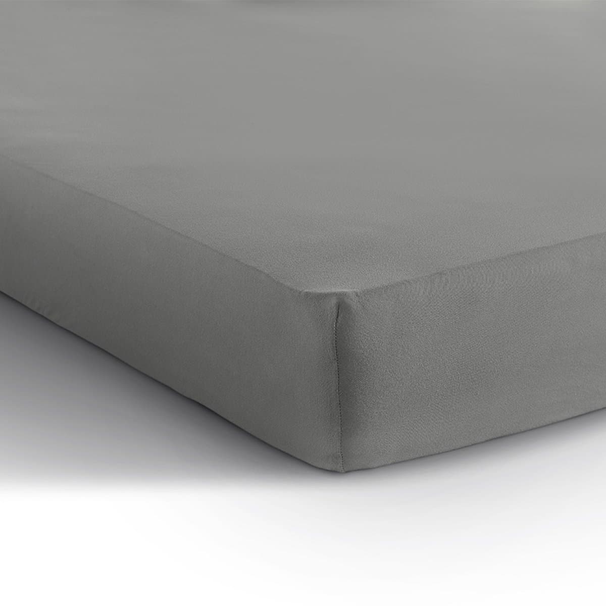 Dreamhouse Dubbel Jersey Hoeslaken – 140x200/220 – Grijs – Lekker Zacht