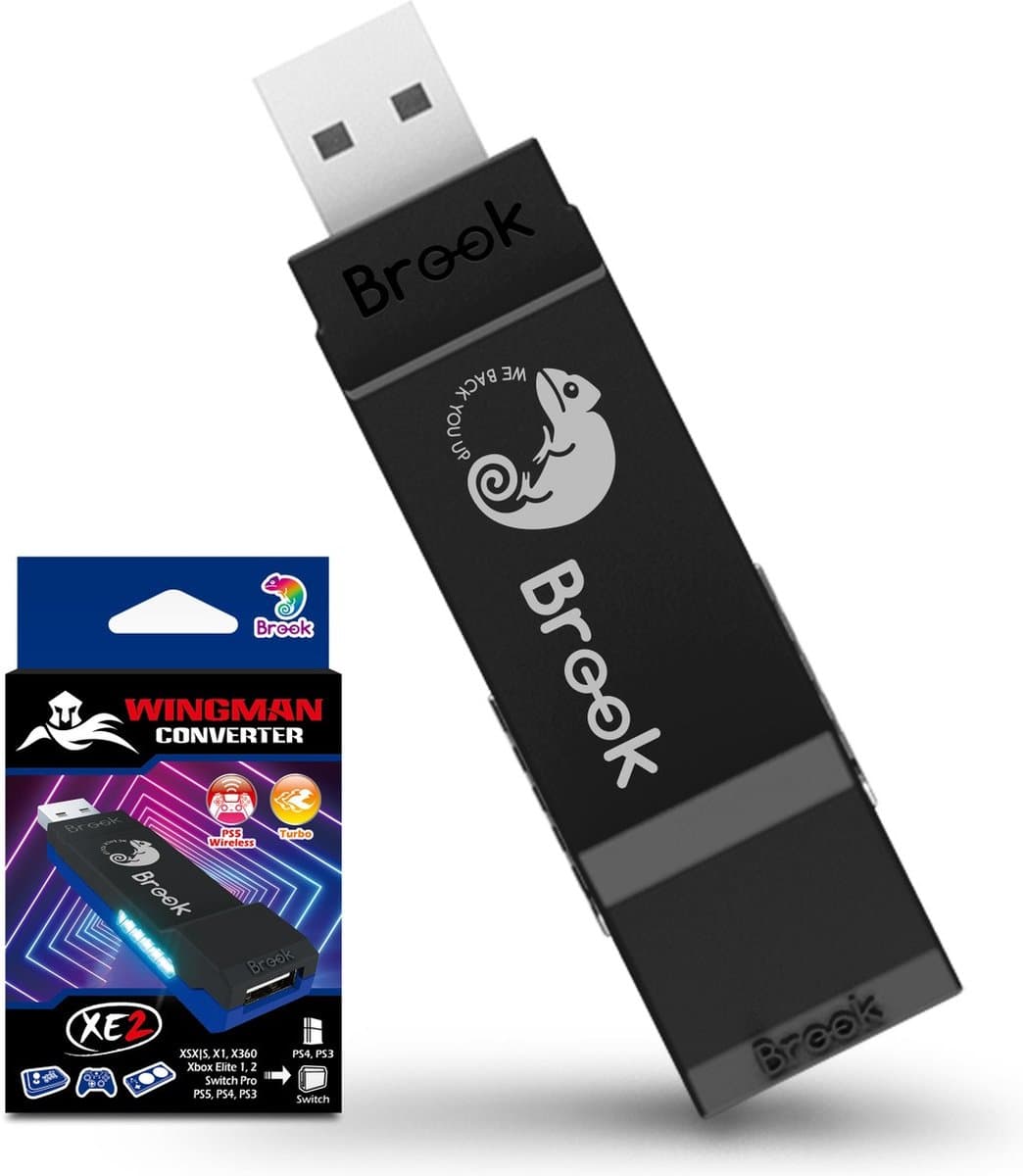 Brook Wingman XE2 - Xbox/PS naar PS/Switch/PC Controller Adapter