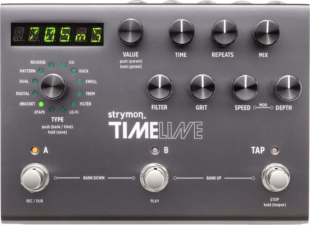 Strymon Timeline - Multi delay - Grijs