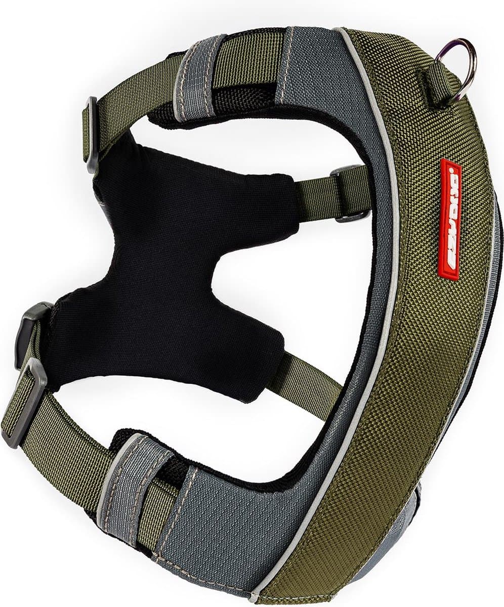 EzyDog X Link Hondentuig Hondentraining - Honden Harnas - XL - Khaki Groen