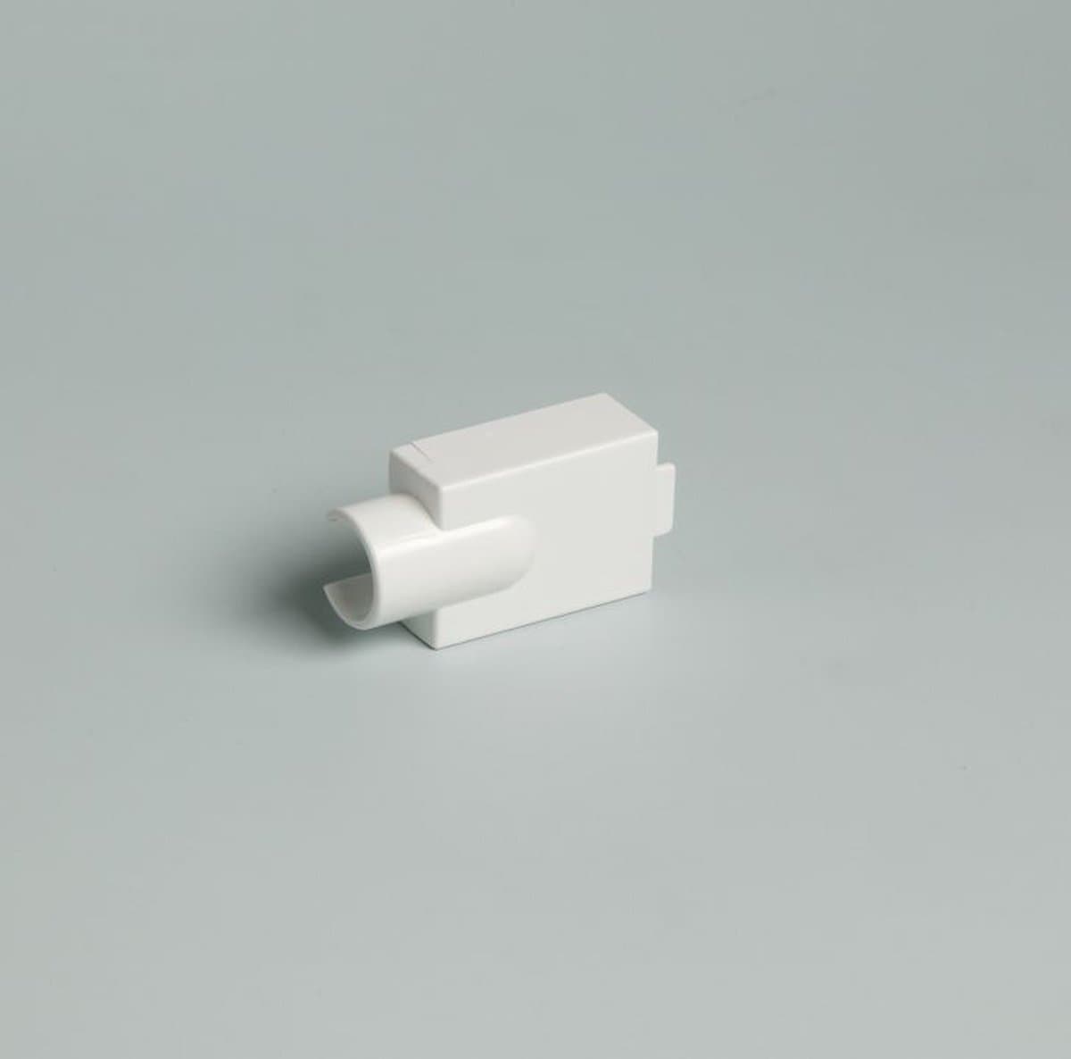 Attema overg stk leid kan F25V16, kunststof, zuiver wit, (hxb) 13x25mm
