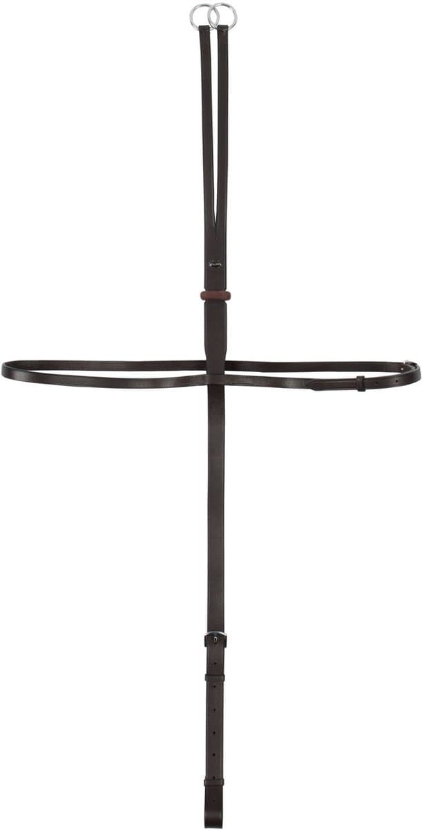 Pagony Martingaal Basic - Maat: Cob - Bruin - Leer