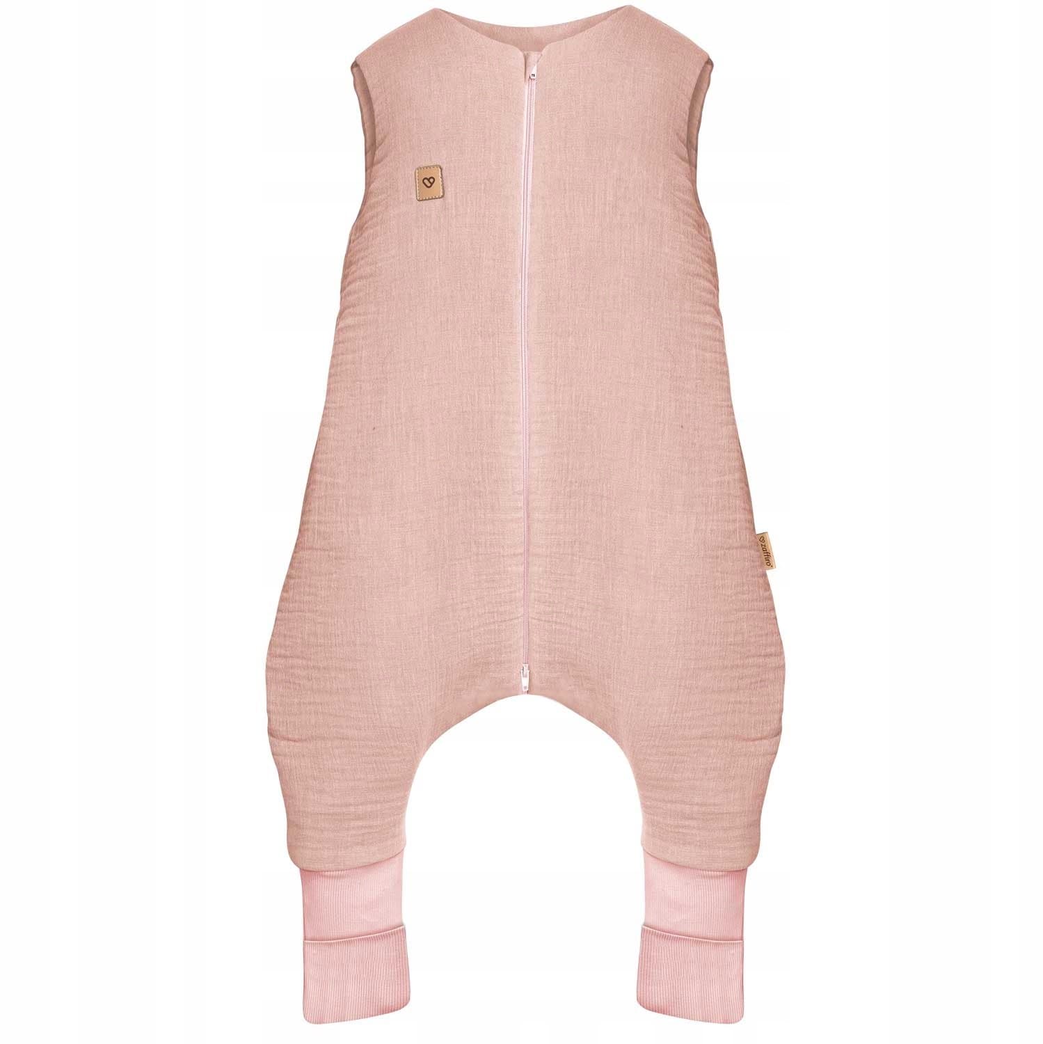 Zaffiro Muslin Slaapzak met Poten Malaga 1.5 TOG Roze 1-2 jaar