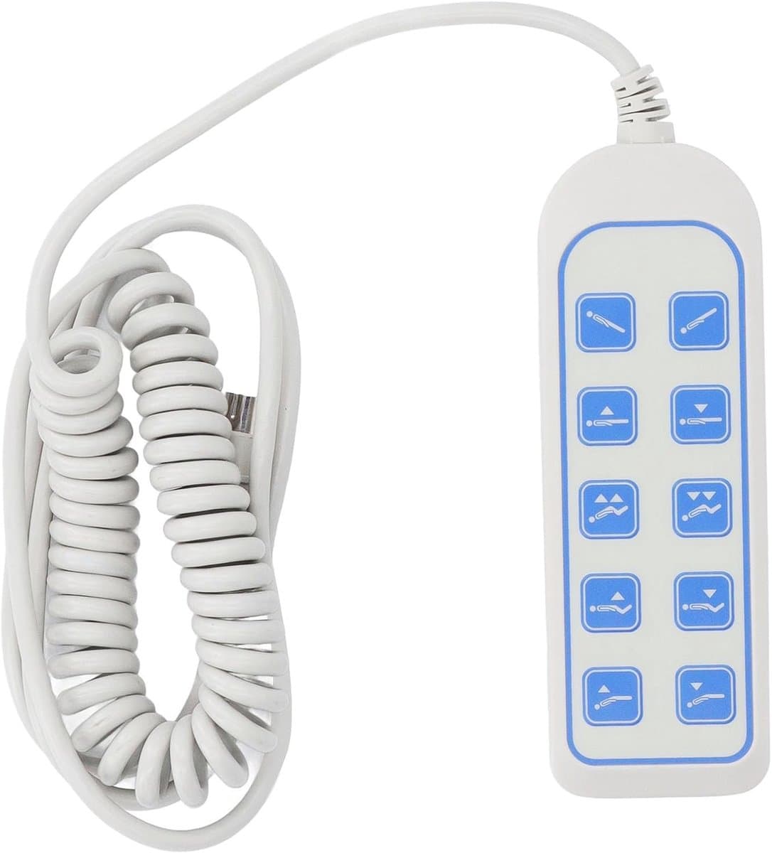 Handcontroller voor Liftstoelen met 8 Pin 9 Kern Plug, IP66, Geschikt voor Vouwbedden en Lifttafels, Elektrische Bediening