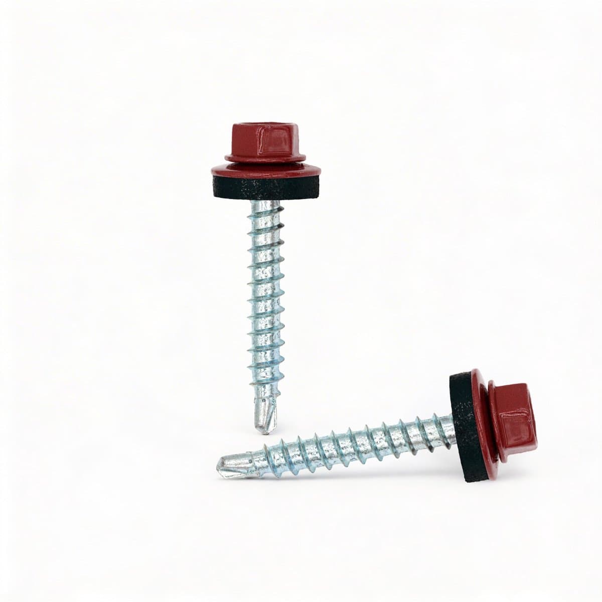 TWISTEC Zelfborende Dakschroeven 4,8 x 35 mm – Voor Houten Onderconstructies – RAL 3011 Bruinrood – 100 stuks