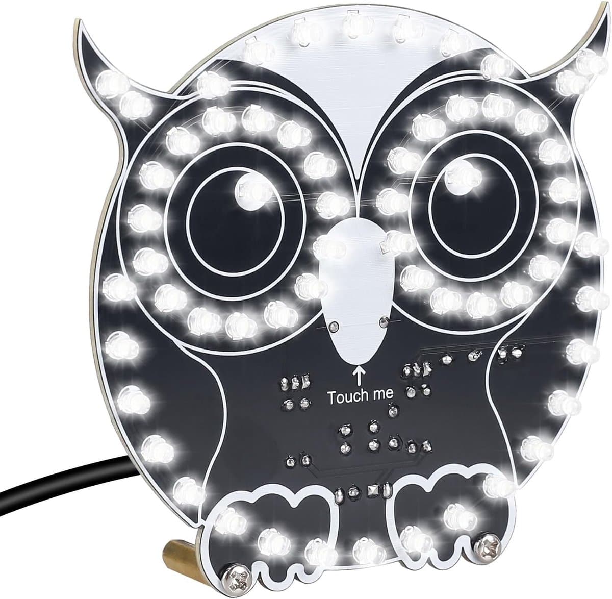 Soldering Kit met Uilvormige LED Lamp, DIY Elektronische Kits voor Beginners, Educatieve Soldering Projecten, Leerzaam en Creatief Solderen