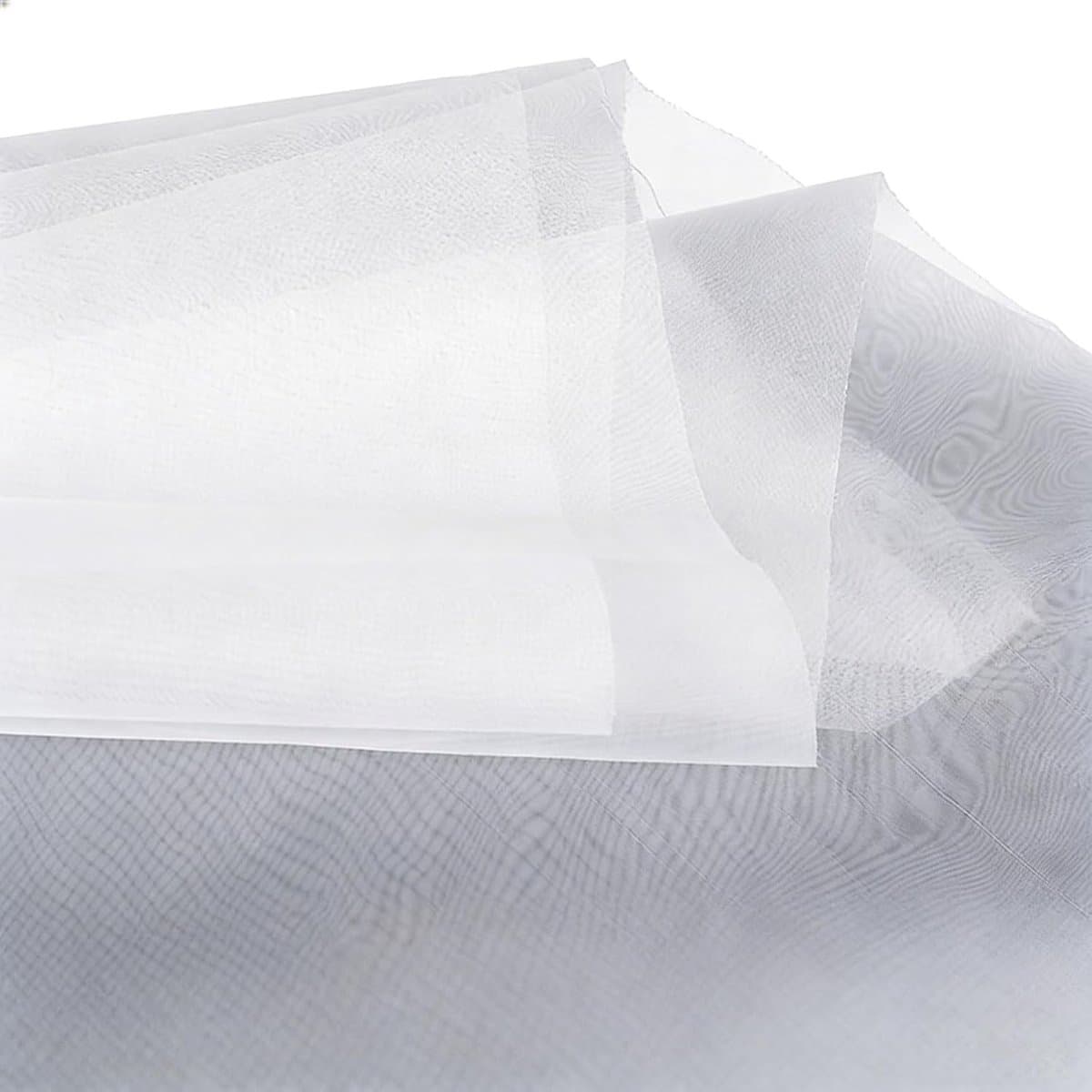 Voedselveilig Nylon Filtergaas Zeefdoek voor Bierbrouwen, Schilderen en Hydroponie, Herbruikbaar voor Wijn, Verf, Koffie en DIY Projecten (1x1m, 150 mesh)
