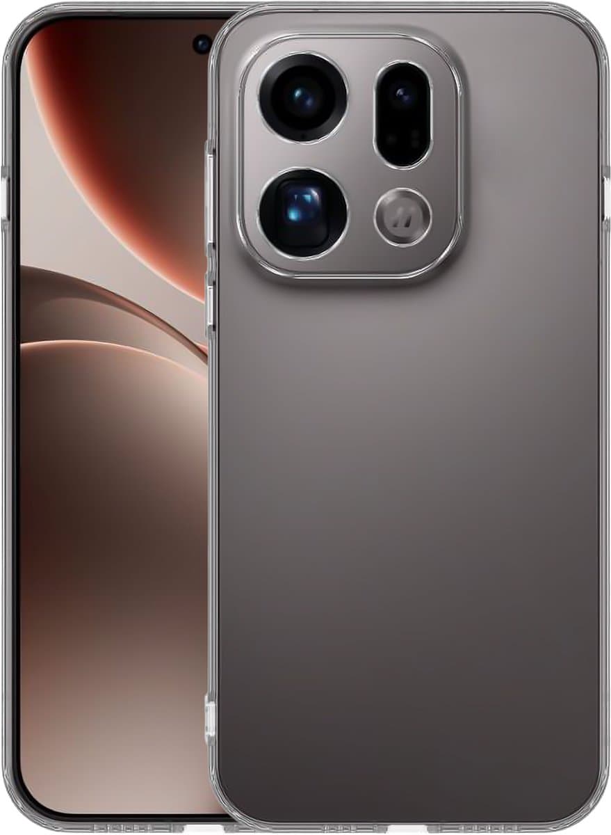 Just in Case Soft Design Oppo Find X9 Back Cover Transparant