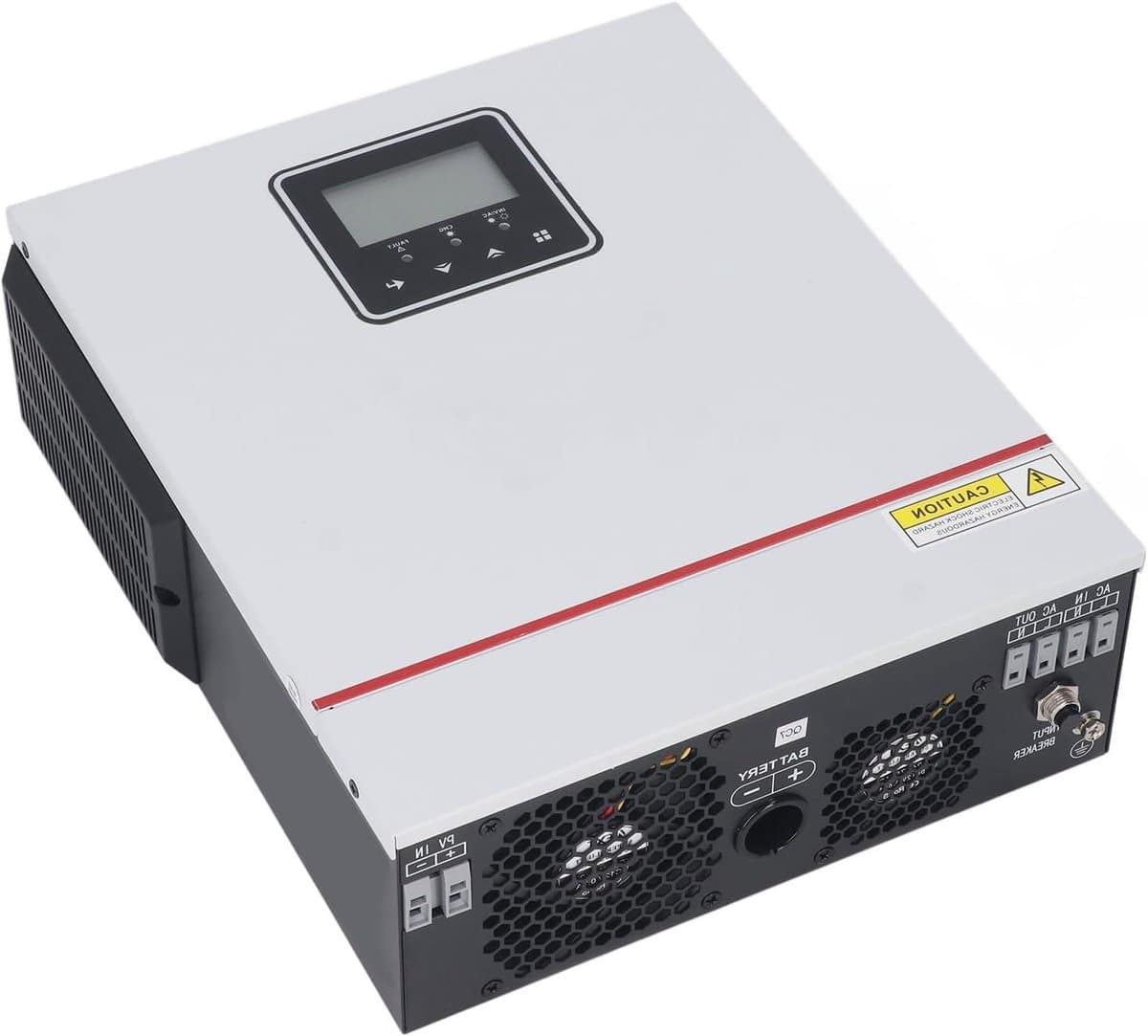 Zonne Laadregelaar - MPPT Controller - Off-grid Opladen - LCD Status Weergave - 12V 40A - Zilver