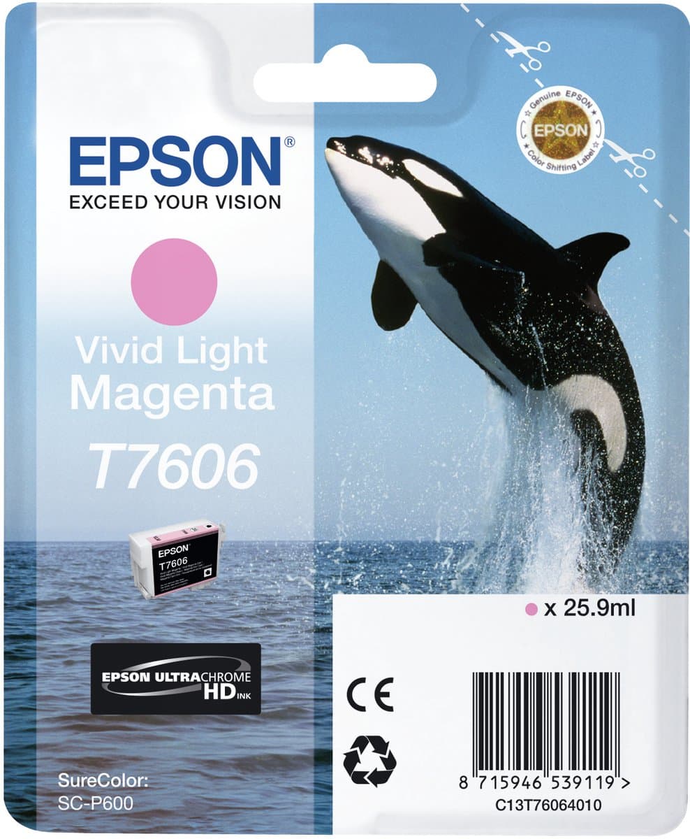 Epson C13T76064N10 inktcartridge 1 stuk origineel lichtmagenta